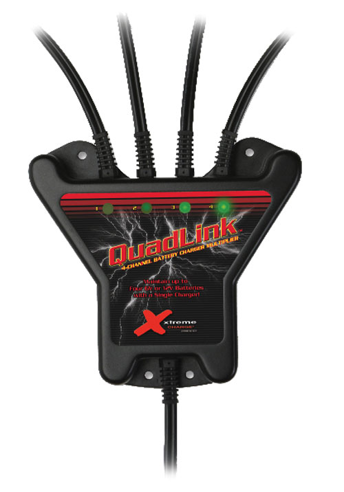 PulseTech QuadLink Battery Charger Motorcycle Classics